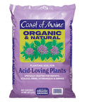 Front view of Coast of Maine Organic Planting Soil For Acid Loving Plants in a 20 quart bag, designed for azaleas and berries.