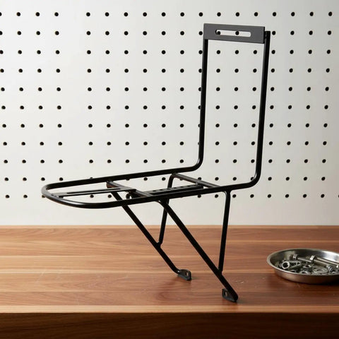 Front Fork Cargo Rack For Bikes: Go-To Gear For Bikepackers And Commuters, Fits 34-40mm Forks, Easy Quick-Install Mount, Steel Construction