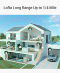 Indoor Motion Sensor RT With Dope Radar Tech And LoRa Long Range 2 Year Battery Life Adjustable Sensitivity Real Time Alerts range demo.