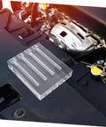 Engine Oil Quality Tester And Stand Dual Function Oil Testing Tool For Cars Easy To Use Oil Quality Checker Precise Detection Helps You Pick The Right Viscosity For Your Ride Great For DIY Auto Maintenance, clear acrylic tester in car engine bay