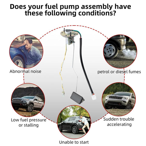 Toyota Fuel Tank Sending Unit With Float For 1984 To 1989 Pickup And 1985 To 1989 4Runner Replaces 8332039695 graphic