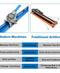 Comparison of Heavy Duty Manual Ceramic Tile Cutter Machine, Pro Grade Workhorse For Large Porcelain Tiles Up To 87 Inches with older model