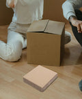 12 Pack Cardboard Box Dividers For Moving And Packing Supplies Protective Filler Pads For Fragile Items on floor next to closed box