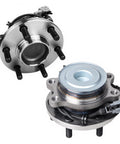 Front Wheel Bearing And Hub Assembly For 2WD And RWD Nissan Frontier 2005 To 2018, 6 lug bolts, ABS ready, side view