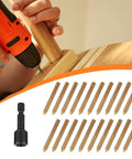 Wood Dowel Screws Kit With Driver, 20 Double Headed Hanger Bolts, 5/16-18 X 2 Inch, Carbon Steel Fasteners in use