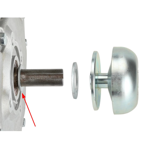 GREHUA universal clutch spacer shim kit, 8 pcs, for 3/4 in shaft; metal spacers and cup-shaped plate