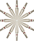 Archery Field Points Practice Tips 100 125 150 200 300 Grains Screw In Arrow Tips arranged in circle