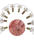 Ten Piece Screw On Glide Set With Suction Cups That Keep Your Sofas And Tables Stay Put, Non Slip Plastic and Iron Floor Protectors