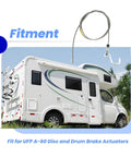 Safety Cable Assembly For UFP A 60 Disc And Drum Brake Actuators Replacement 34370 32264K 07119500 shown with a trailer