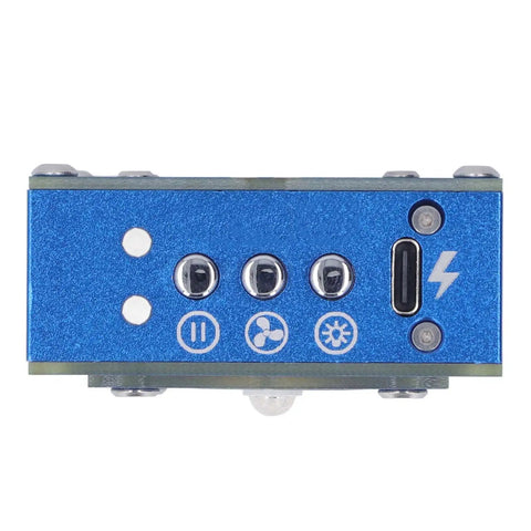 Control panel of Cordless Solder Fume Extractor With Lamp Quiet Welding Smoke Purifier 10000 RPM Workhorse 3 Adjustable Speeds