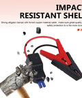 High Capacity EC5 Jump Starter Replacement Cables For 12V Rigs With Smart Connector Clamps and Grippy Alligator Heads.