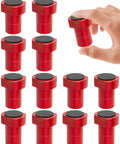 12 Pack Three Quarter Inch Bench Dogs With Non Slip Pads For Woodworking And MFT Tables Aluminum Alloy Bench Dogs