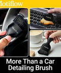 2 Pack Car Interior Detailing Brush Set With Ultra Soft Synthetic Bristles For Zero Scratch Cleaning On Glass Screens Dashboards And Painted Surfaces in car and keyboard use