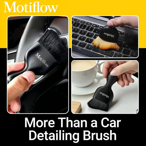 2 Pack Car Interior Detailing Brush Set With Ultra Soft Synthetic Bristles For Zero Scratch Cleaning On Glass Screens Dashboards And Painted Surfaces in car and keyboard use