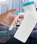 Portable Male Urinal Bottle 35 Oz With Screw On Lid On The Go Spill Proof Nighttime Urinal For Men Travel Urinal For Seniors