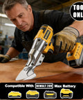 WeToolGoo Cordless Brushless Metal Shears For Dewalt 20V Max Cutting Up To 14 Gauge Steel And Stainless Sheet With 500Nm Torque And Swiveling Head For Iron Leather Cardboard Without Battery Included, cutting leather.
