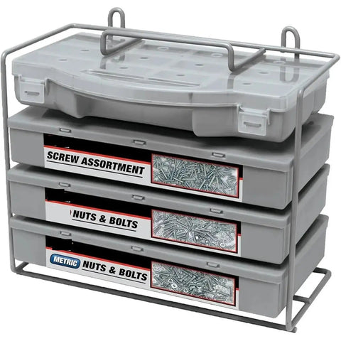 1200 Piece Nut And Bolt Assortment With Case Steel Fastener Kit For Workshop Garage And Home Repairs Durable Nuts And Bolts With Precision Threads For Smooth Engagement And Long Lasting Performance, organizer case
