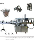 Automatic Double Side Square Bottle Labeling Machine With Snappy Touchscreen Interface And Rock Solid Conveyor for precision labeling setup.