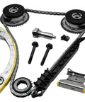 GMC Terrain 2.4L Ecotec Timing Chain Kit With VVT Direct Fit For Chevy Equinox 2011 2017 Malibu Impala Cobalt HHR Orlando Verano LaCrosse Regal Buick 2.4L Engine Replacement components displayed
