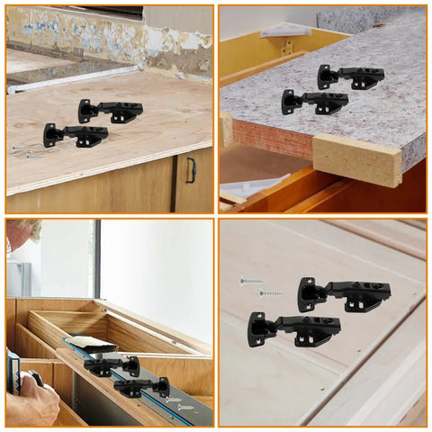Full Overlay Concealed Cabinet Door Hinges With Soft Close Damping Stainless Steel Self Closing Hinges For Kitchen Cabinets