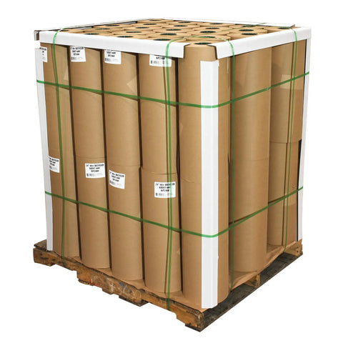 Badass Pallet Edge Protectors Corner Guards 2X2X60 Inch White Paper Board Load Stabilizers For Stretch Wrap Strapped Cargo Hauls Hella Tough Warehouse Essentials Pack Of Fifty