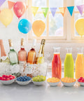 6.5L Party Ice Bucket With Scoop For Champagne And Beverages Portable Cooler For Wine Beer And Cocktails 15 By 7 By 8 Inches
