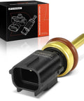A-Premium engine coolant temperature sensor for Volvo models; black connector, brass stem