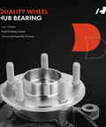 Front Left Steering Knuckle And Wheel Bearing Hub Assembly For Ford Transit Connect 2011 2012 2013 Driver Side Direct Fit Replacement Part