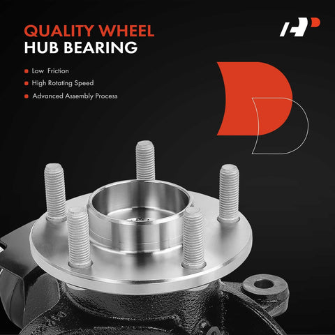 Front Left Steering Knuckle And Wheel Bearing Hub Assembly For Ford Transit Connect 2011 2012 2013 Driver Side Direct Fit Replacement Part
