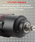 Close-up of Beast Of A Half-Inch Air Impact Wrench With Twin Hammer, showing composite body and 1/2-inch square drive