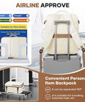 Go-To Travel Backpack for Women and Men Carry On Luggage Flight Ready Personal Item Essentials Waterproof Laptop Backpack large capacity on suitcase