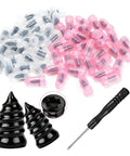 40 Piece Tire Repair Kit With Two Sizes Of Screw In Rubber Nails And 0.27 Inch Screwdriver, Quick DIY Tire Fix For Cars, Motorcycles