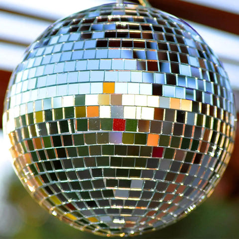 8 Inch Hanging Disco Ball For Party Wedding Holiday Or Home Decor With Tiny Mirror Squares That Sparkle Reflect Light And Create A Dazzling Flicker