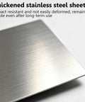 Thickened stainless steel sheet showing impact resistance for Heavy Duty Waterproof Stainless Steel EV Charger Lock Box.