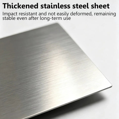 Thickened stainless steel sheet showing impact resistance for Heavy Duty Waterproof Stainless Steel EV Charger Lock Box.