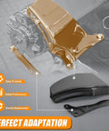 Long Water Pump Alternator Bracket For Chevy Small Block SBC 305 350 Engines 1969 To 1986 With Hardware Black Finish Kit