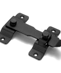 Matte Black Stainless Steel Barn Door Latch 4.33 By 3.23 Inch Tough As Nails Heavy Duty Flip Door Lock