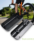 Heavy Duty Waterproof Ebike Controller Box And Sealed Electric Scooter Case With Dustproof Weather Hardened Housing For Control Units featuring a black plastic design beside a bike.