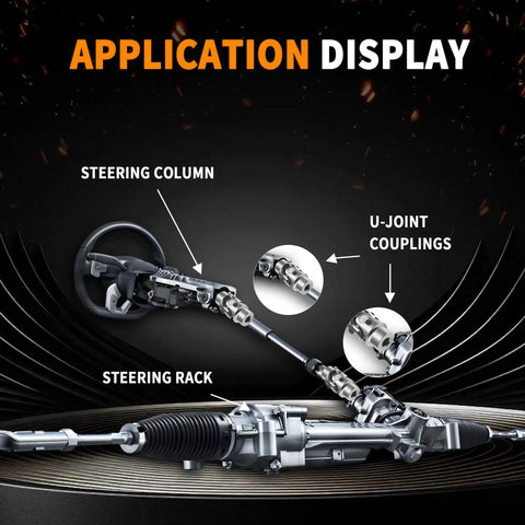9/16 Inch 26 Spline To 3/4 Inch Double D Chrome Steering Universal Joint Shaft, 83mm Length, 4000 RPM Rating, 35 Degree Working Angle, Heavy Duty Universal Joint For Grinding Machines, Automotive Parts, Levelers, And Automated Parking Lifts in steering column application