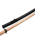 Plastic Bokken Saya For Safe Sword Draw And Sheath Training With Sageo And Kurigata To Obi Belt Black Durable Plastic
