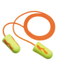 Neon Yellow Foam Ear Plugs Pack Of 200 For Loud Work All Day Comfort Corded Disposable Hearing Protection NRR 33 dB
