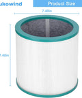 Replacement Filter For Pure Cool Link Tower Purifiers TP01 TP02 TP03 BP01 AM11 2 Pack Fits All Dyson Models 7.40in height