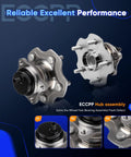 Drop In Ready Rear Wheel Hub Bearing And Assembly With ABS For Scion tC 2011 To 2016 And Lexus HS250h 2010 To 2012 And Toyota RAV4 2006 To 2016 FWD Only Premium Wheel Hub Assembly