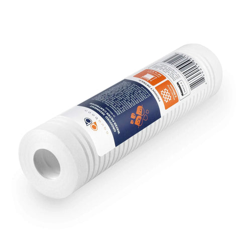 5 Micron Grooved Sediment Water Filter Replacement 10x2.5 For Your Whole House Setup Compatible With AP110 WHKF-GD05 CFS110
