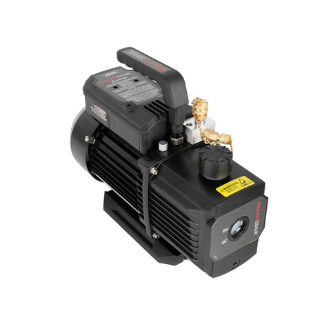 Heavy Duty Half Horsepower Hvac Vacuum Pump Cranking Out 5.3 CFM Pulls With Spark Proof Guarding For Slick A2l And A3 Refrigerant Jobs On Dual Voltage Ac Systems That Handle The Heat Like A Champ