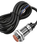 M18 Inductive Proximity Sensor Switch PR18 5DP Cylindrical Detector with 5mm Sensing Distance DC 12 to 24V 3 Wire PNP