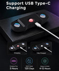 Rechargeable Motion Sensor Light Indoor, Magnetic RGB Wall Sconces 4 Pack charging via USB Type-C with indicator lights.