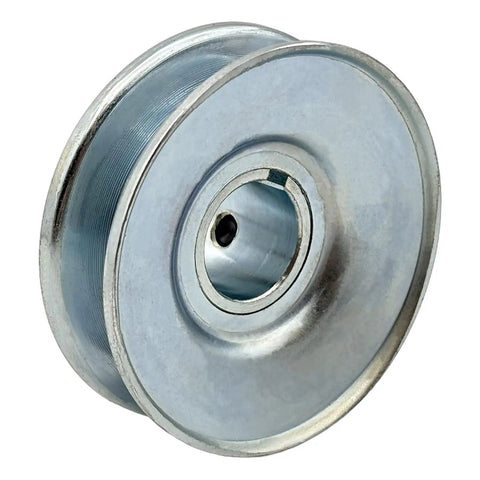 Single Groove V Belt Pulley, 3 Inch Outside Diameter, 7/8 Inch Bore, 1 Groove, Carbon Steel Motor Pulley for A B 5L 4L AX BX V Belts