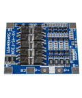 Bad Boy 4S 12.8V LiFePO4 BMS Circuit Board 30A Continuous And 56A Peak, 56x48mm size for e-bike and solar power projects.