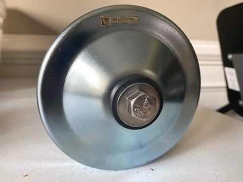 Predator 301CC Go Kart Torque Converter Clutch Kit showing close-up of 1 inch driver pulley with metallic finish